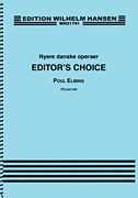 Editor's Choice - Nyere Danske Operaer Vocal Score cover